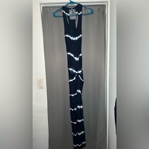 Young Fabulous & Broke Boho Tie-Dye Fitted Tank Maxi Dress Size XS